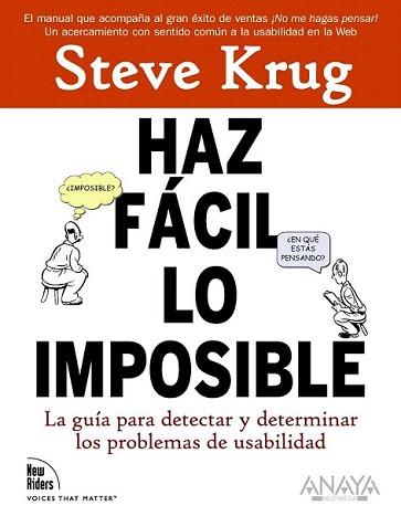 HAZ FÁCIL LO IMPOSIBLE | 9788441527546 | KRUG, STEVE | Llibreria L'Illa - Llibreria Online de Mollet - Comprar llibres online