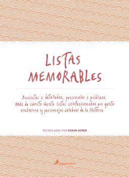 LISTAS MEMORABLES | 9788498387179 | USHER, SHAUN | Llibreria L'Illa - Llibreria Online de Mollet - Comprar llibres online