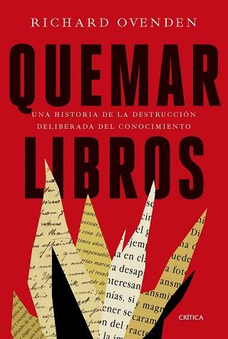 QUEMAR LIBROS | 9788491993032 | OVENDEN, RICHARD | Llibreria L'Illa - Llibreria Online de Mollet - Comprar llibres online
