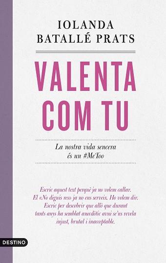 VALENTA COM TU | 9788419734235 | BATALLÉ PRATS, IOLANDA | Llibreria L'Illa - Llibreria Online de Mollet - Comprar llibres online