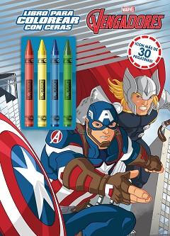 VENGADORES. LIBRO PARA COLOREAR CON CERAS | 9788418610004 | MARVEL | Llibreria L'Illa - Llibreria Online de Mollet - Comprar llibres online