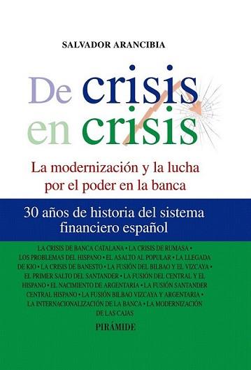 DE CRISIS EN CRISIS | 9788436824537 | ARANCIBIA, SALVADOR