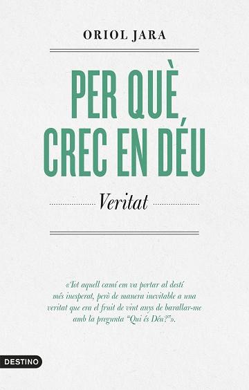 PER QUÈ CREC EN DÉU | 9788419734136 | JARA, ORIOL | Llibreria L'Illa - Llibreria Online de Mollet - Comprar llibres online