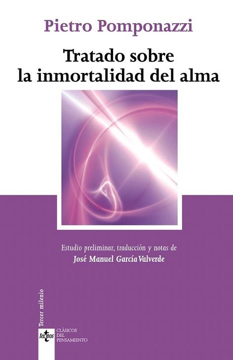 TRATADO SOBRE LA INMORTALIDAD DEL ALMA | 9788430950331 | POMPONAZZI, PIETRO | Llibreria L'Illa - Llibreria Online de Mollet - Comprar llibres online