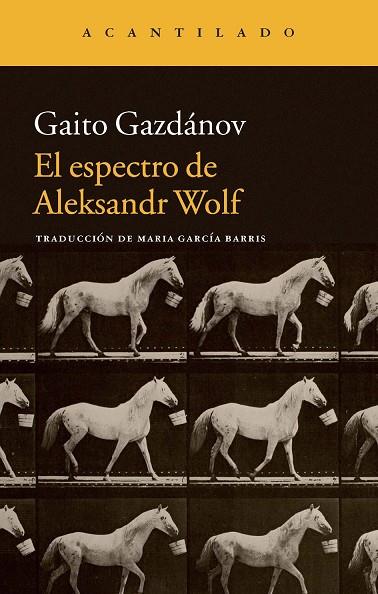ESPECTRO DE ALEKSANDR WOLF, EL | 9788416011414 | GAZDÁNOV, GAITO/GARCÍA BARRIS, MARÍA | Llibreria L'Illa - Llibreria Online de Mollet - Comprar llibres online