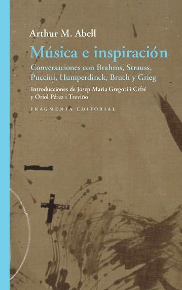 MÚSICA E INSPIRACIÓN | 9788417796419 | ABELL, ARTHUR M. | Llibreria L'Illa - Llibreria Online de Mollet - Comprar llibres online