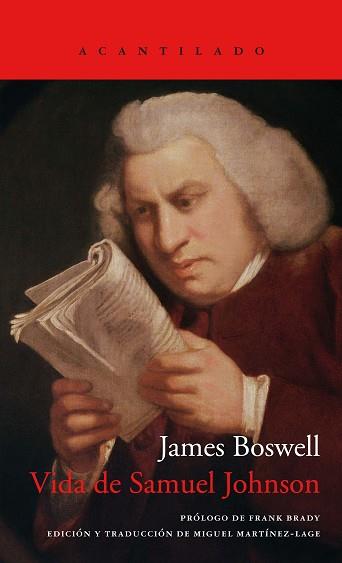 VIDA DE SAMUEL JOHNSON  | 9788418370441 | BOSWELL, JAMES | Llibreria L'Illa - Llibreria Online de Mollet - Comprar llibres online