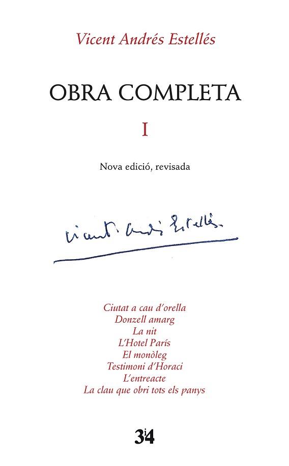 OBRA COMPLETA VOL. 1 | 9788475029535 | ANDRÉS ESTELLÉS, VICENT | Llibreria L'Illa - Llibreria Online de Mollet - Comprar llibres online