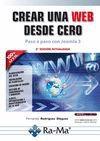CREAR UNA WEB DESDE CERO | 9788499645193 | RODRIGUEZ DIEGUEZ, , FERNANDO