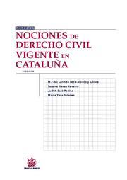 NOCIONES DE DERECHO CIVIL VIGENTE EN CATALUÑA | 9788490042014 | GETE ALONSO Y CALERA, MARIA DEL CARMEN | Llibreria L'Illa - Llibreria Online de Mollet - Comprar llibres online