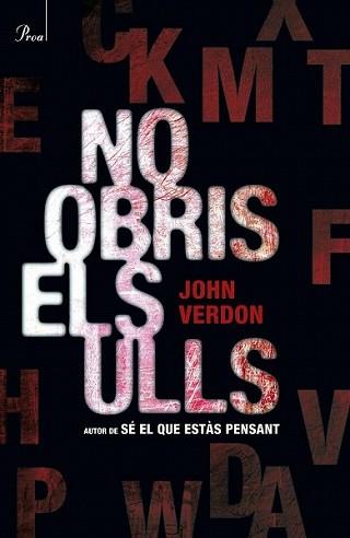 NO OBRIS ELS ULLS | 9788475882505 | VERDON, JOHN