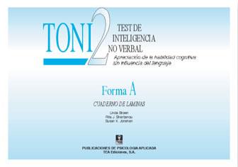 TONI-2 | 9788471749802 | BROWN, LINDA/SHERBENOU, RITA J./SUSAN K. JOHNSEN | Llibreria L'Illa - Llibreria Online de Mollet - Comprar llibres online