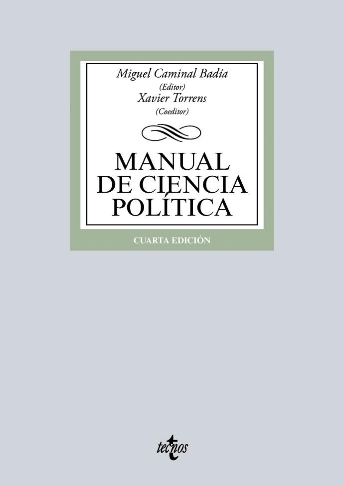 MANUAL DE CIENCIA POLÍTICA | 9788430966332 | CAMINAL BADÍA, MIQUEL/TORRENS, XAVIER/R. AGUILERA DE PRAT, CESÁREO/ANTÓN MELLÓN, JOAN/BAQUÉS QUESADA