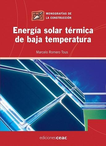 ENERGIA SOLAR TERMICA | 9788432920356 | ROMERO TOUS, MARCELO
