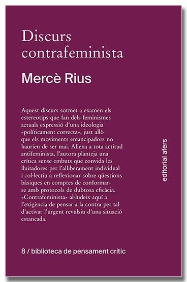 DISCURS CONTRAFEMINISTA | 9788418618758 | RIUS SANTAMARIA, MERCÈ | Llibreria L'Illa - Llibreria Online de Mollet - Comprar llibres online