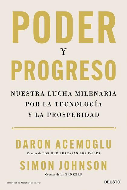 PODER Y PROGRESO | 9788423436378 | ACEMOGLU, DARON/JOHNSON, SIMON | Llibreria L'Illa - Llibreria Online de Mollet - Comprar llibres online