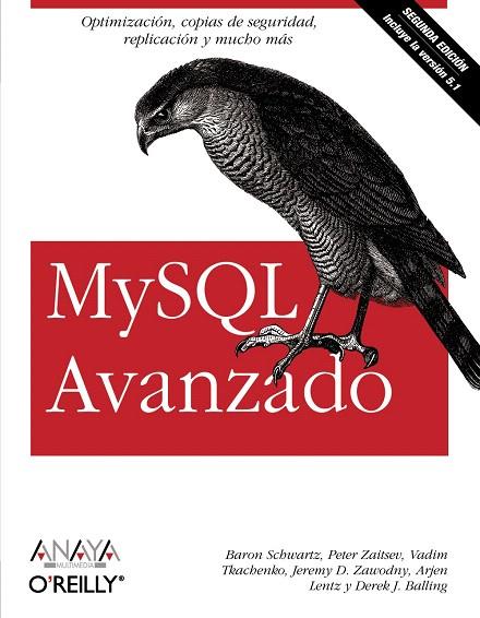 MYSQL AVANZADO (SEGUNDA EDICIÓN) | 9788441525078 | SHUWARTZ, BARON/ZAITSEV, METER/TKACHENKO, VADIM/Y | Llibreria L'Illa - Llibreria Online de Mollet - Comprar llibres online