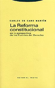 REFOMA CONSTITUCIONAL, LA | 9788481645880 | CABO MARTIN, CARLOS DE