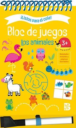 LISTOS PARA EL COLE BLOC DE JUEGOS  LOS ANIMALES +3 | 9789403233147 | BALLON | Llibreria L'Illa - Llibreria Online de Mollet - Comprar llibres online