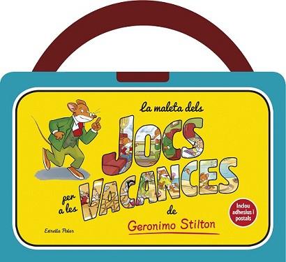 MALETA DE JOCS PER A LES VACANCES DE GERONIMO STILTON, LA | 9788490572047 | GERONIMO STILTON | Llibreria L'Illa - Llibreria Online de Mollet - Comprar llibres online
