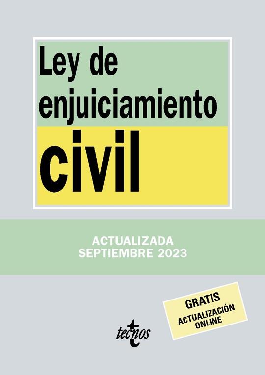 LEY DE ENJUICIAMIENTO CIVIL | 9788430988549 | EDITORIAL TECNOS | Llibreria L'Illa - Llibreria Online de Mollet - Comprar llibres online