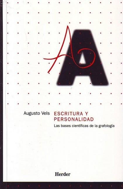 ESCRITURA Y PERSONALIDAD | 9788425427329 | VELS, AUGUSTO | Llibreria L'Illa - Llibreria Online de Mollet - Comprar llibres online