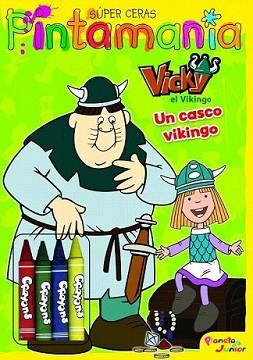 WICKIE EL VIKINGO. PINTAMANÍA SÚPER CERAS. UN CASC | 9788408109471 | VIVKY EL VIKINGO