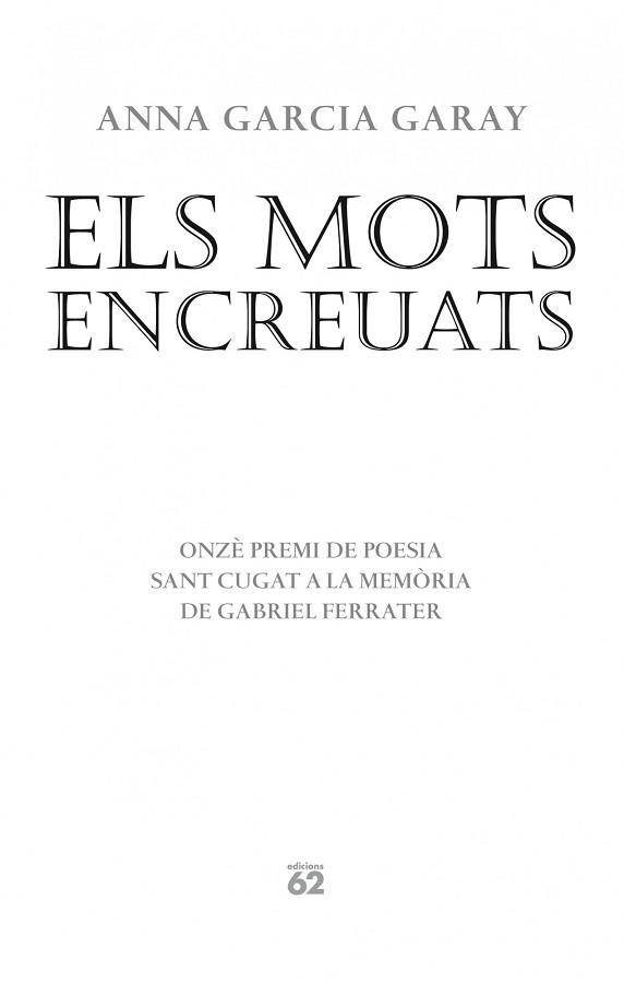MOTS ENCREUATS, ELS | 9788429770575 | GARCIA, ANNA