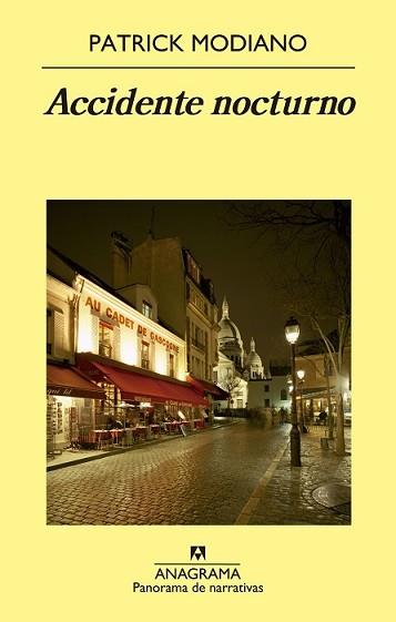 ACCIDENTE NOCTURNO | 9788433979094 | MODIANO, PATRICK | Llibreria L'Illa - Llibreria Online de Mollet - Comprar llibres online