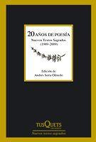 20 AÑOS DE POESIA | 9788483831328 | ANDRÉS SORIA OLMEDO | Llibreria L'Illa - Llibreria Online de Mollet - Comprar llibres online