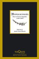 20 AÑOS DE POESIA | 9788483831328 | ANDRÉS SORIA OLMEDO