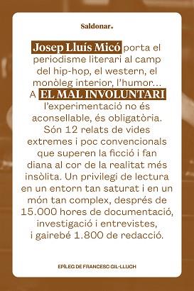 MAL INVOLUNTARI, EL | 9788419571724 | MICÓ, JOSEP LLUÍS | Llibreria L'Illa - Llibreria Online de Mollet - Comprar llibres online