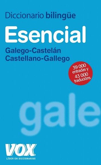 DICCIONARIO ESENCIAL GALLEGO-CASTELLANO / CASTELLANO-GALLEG | 9788471538215