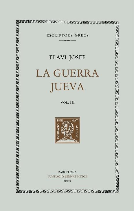 GUERRA JUEVA, VOL. III (LLIBRES IV-V) | 9788498593501 | FLAVI, JOSEP