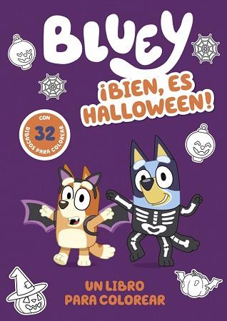 BLUEY. ACTIVIDADES - ¡BIEN, ES HALLOWEEN! UN LIBRO PARA COLOREAR TERRORÍFICAMENT | 9788448874773 | BLUEY | Llibreria L'Illa - Llibreria Online de Mollet - Comprar llibres online