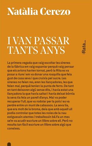 I VAN PASSAR TANTS ANYS | 9788416738045 | CEREZO, NATÀLIA | Llibreria L'Illa - Llibreria Online de Mollet - Comprar llibres online
