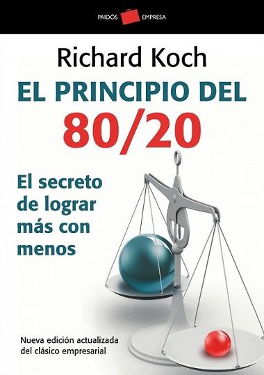 PRINCIPIO 80/20, EL | 9788449322730 | KOCH, RICHARD | Llibreria L'Illa - Llibreria Online de Mollet - Comprar llibres online