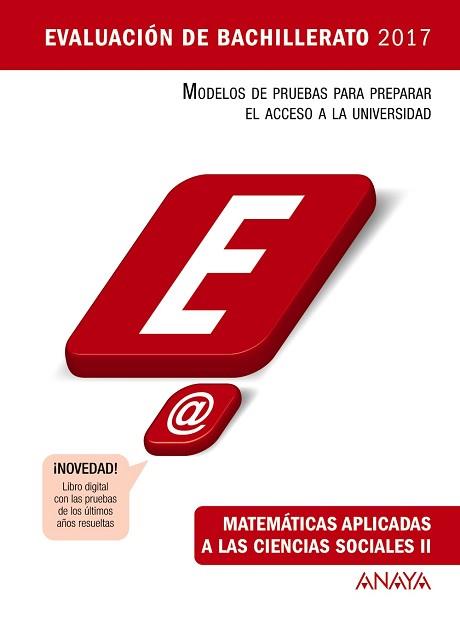 MATEMÁTICAS APLICADAS A LAS CIENCIAS SOCIALES II. | 9788469834343 | BUSTO CABALLERO, ANA ISABEL/MARTÍNEZ BUSTO, ELENA/DÍAZ ORTEGA, ANA MARÍA | Llibreria L'Illa - Llibreria Online de Mollet - Comprar llibres online