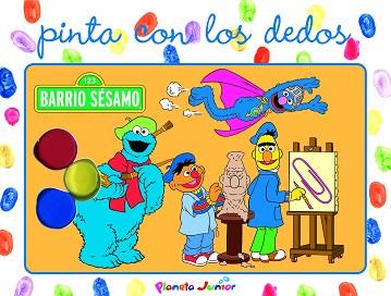 PINTA CON LOS DEDOS. BARRIO SESAMO | 9788408058441 | BARRIO SESAMO | Llibreria L'Illa - Llibreria Online de Mollet - Comprar llibres online