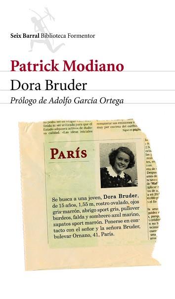 DORA BRUDER | 9788432228421 | MODIANO, PATRICK | Llibreria L'Illa - Llibreria Online de Mollet - Comprar llibres online
