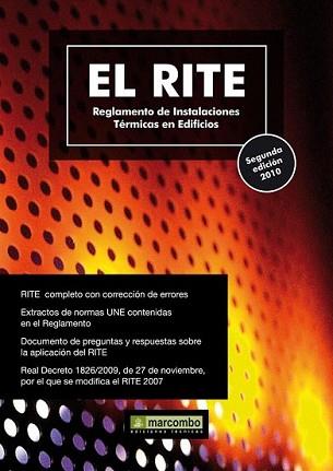 RITE, EL (REGLAMENTO DE INSTALACIONES TERMICAS EN EDIFICIOS) | 9788426716316 | AA.VV | Llibreria L'Illa - Llibreria Online de Mollet - Comprar llibres online