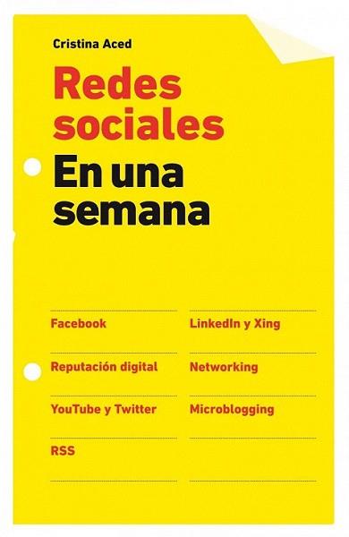 APRENDE REDES SOCIALES EN UNA SEMANA | 9788498750584 | ACED, CRISTINA | Llibreria L'Illa - Llibreria Online de Mollet - Comprar llibres online