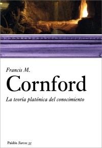 TEORIA PLATONICA DEL CONOCIMIENTO, LA | 9788449319907 | CORNFORD,FRANCIS M.