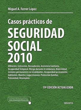 CASOS PRACTICOS DE SEGURIDAD SOCIAL 2010 | 9788423427758 | FERRER LOPEZ, MIGUEL A.