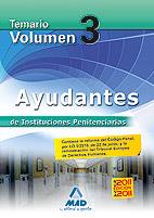 TEMARIO 3 AYUDENTES PENITENCIARIOS | 9788467654998 | CLAVIJO GAMERO, ROCIO/JAULAR BARRIENTOS, DIONISIO/PEÑIN FERNANDEZ, EVA/MARTOS PEREZ, CONCEPCION/SANT | Llibreria L'Illa - Llibreria Online de Mollet - Comprar llibres online