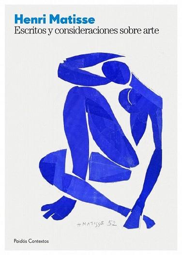 ESCRITOS Y CONSIDERACIONES SOBRE ARTE | 9788449323683 | MATISSE, HENRI