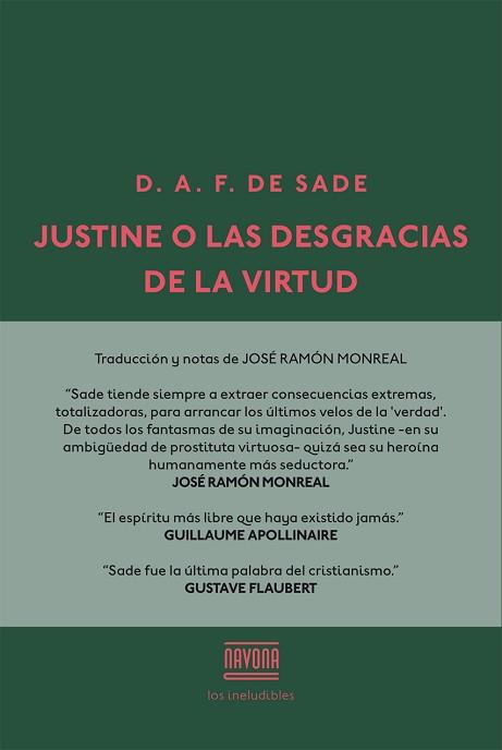 JUSTINE O LAS DESGRACIAS DE LA VIRTUD | 9788416259502 | DE SADE, DONATIEN ALPHONSE FRANÇOIS | Llibreria L'Illa - Llibreria Online de Mollet - Comprar llibres online