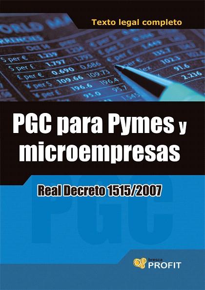 PGC PARA PYMES Y MICROEMPRESAS | 9788493608477 | AA.VV. | Llibreria L'Illa - Llibreria Online de Mollet - Comprar llibres online