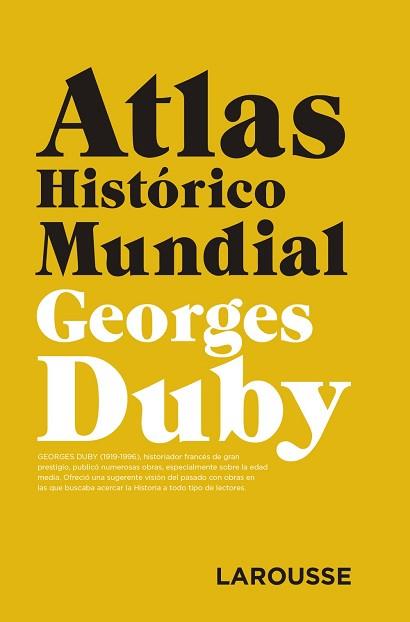 ATLAS HISTÓRICO MUNDIAL G.DUBY | 9788417273361 | DUBY, GEORGES | Llibreria L'Illa - Llibreria Online de Mollet - Comprar llibres online