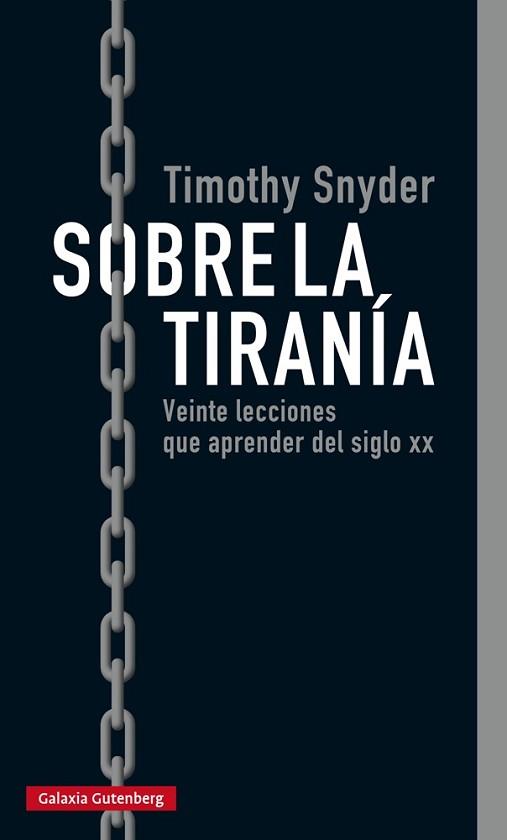 SOBRE LA TIRANÍA | 9788416734979 | SNYDER, TIMOTHY | Llibreria L'Illa - Llibreria Online de Mollet - Comprar llibres online
